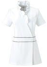 ◇存在感のあるフリルが小顔効果抜群なエステ用制服