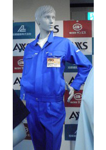 ◇爽やかブルーが気分を高めるJIS適合帯電防止の作業服