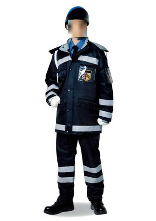 反射材付きの防水防寒警備コート｜警備服・警備用品｜警備服・警備用品