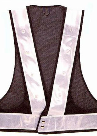 ◇点滅する光で安全性をアップする反射ベスト｜警備服・警備用品｜警備